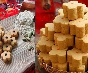 طرز تهیه شیرینی نخودچی / بهترین شیرینی خشک برای عید نوروز که حرف نداره