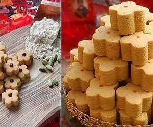 طرز تهیه شیرینی نخودچی / بهترین شیرینی خشک برای عید نوروز که حرف نداره