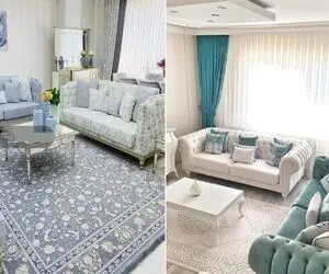 ست کردن فرش و مبل برای شکیل کردن هر چه بیشتر دکوراسیون / روش خانوم های با سلیقه و شیک