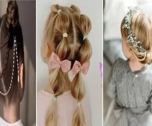 ایده های مدل مو 2025 برای دختربچه ها؛ اینجوری دخترت تو هر مجلس و مهمونی نانازترینه