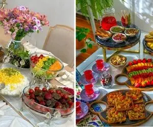 تزیینات میز شام؛ انتخاب درست ظروف و بهترین مدل چیدمان غذای ایرانی و فرنگی روی میز