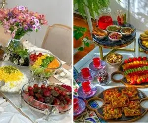 تزیینات میز شام؛ انتخاب درست ظروف و بهترین مدل چیدمان غذای ایرانی و فرنگی روی میز
