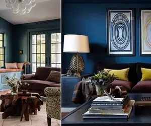 با یه رنگ جذاب واسه دیوار پذیرایی نمای خونه رو متحول کن / چند ایده کاربردی و خاص