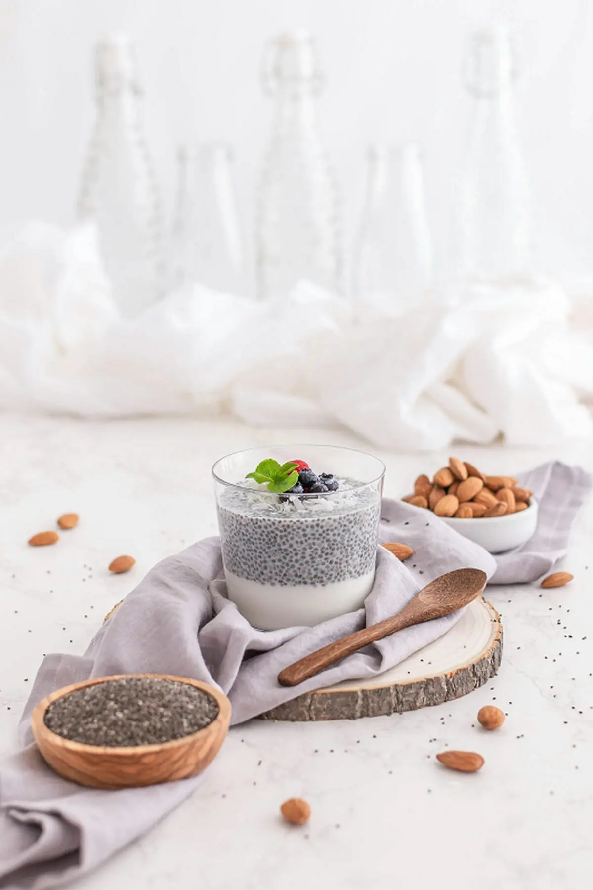 پودینگ موز و چیا