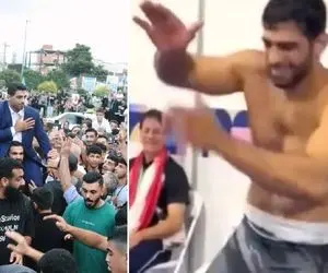 آواز شاد؛ تکدست باشکوه آملی‌ ها در استقبال از هادی ساروی که حسابی سنگ تموم گذاشتن