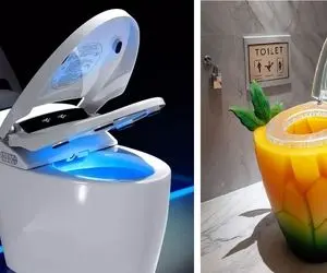معرفی انواع توالت فرنگی مدرن / مدل هوشمندش هم خودشو میشوره هم شمارو! خشکتم میکنه