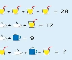بازی فکری؛ از هر 10 نقر 1 نفر تونسته معمای لیوان و فنجون های قهوه رو درست حل کنه!!!