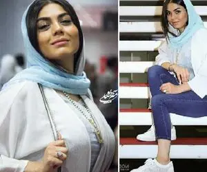 عکس های عجیب غریب و نامتعارف آزاده زارعی بعد از معروف شدندش!