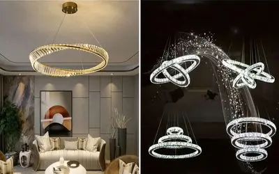 از ظرافت کریستال تا جسارت طراحی های معاصر؛ طیف متنوع لوسترهای مناسب پذیرایی شیک و خاص