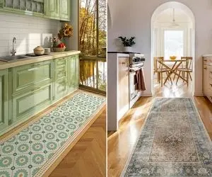 فرش برای آشپزخانه دراز / اینا انقد خوشگلن که اگه بری تو آشپزخونه فقط با وثیقه درمیای!