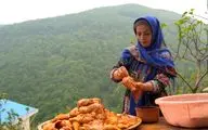 غذای خوش پخت دهاتی؛ دخترای با ذوق زرشک پلو با مرغ درست کردن که میخوای انگشتاتم بخوری