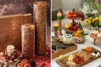 ایده های جذاب برای تزئین سفره شب یلدا + نکاتی در مورد چیدمان سنتی و مدرن