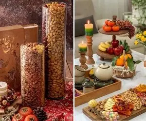 ایده های جذاب برای تزئین سفره شب یلدا + نکاتی در مورد چیدمان سنتی و مدرن