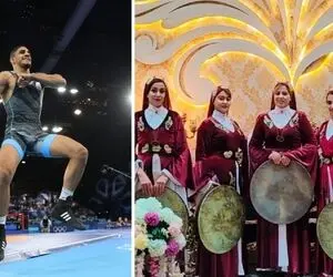 آواز قهرمانانه؛ کلی خانوم با ساز رفتن خونه رحمان عموزاد و جلو مامانش واسش زدن و خوندن