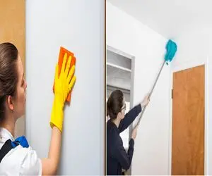 چطور دیوارهای سفید رو بدون دردسر تمیز کنیم؟/دیوار سفیدت رو مثل روز اول تمیز کن!
