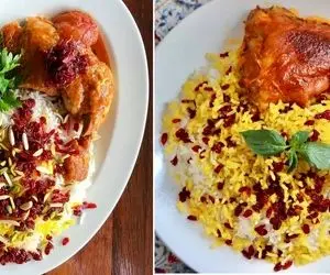 زرشک پلو با مرغ رو اینجوری بپز انگار از بهترین رستوران شهر گرفتی/ روش پخت راحت و عالی