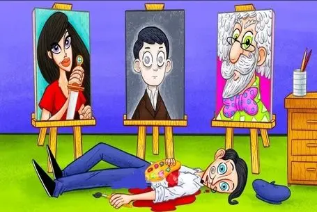 بازی فکری؛ فقط چشایی که درحد لنز گوشی آیفونن میفهمن کدوم نقاشی فیکه و نقاشو کشته