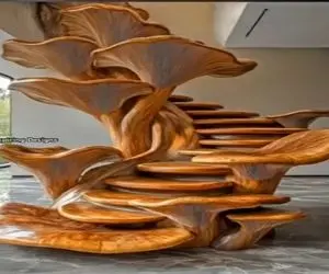 معماری خلاقانه؛ راه پله ساختن با الهام از آلیس در سرزمین عجایب کنجکاو میشی بالاش چیه