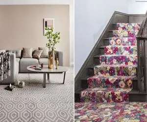 خوش نقش ترین فرش ماشینی / این فرش همه رو سر به زیر میکنه واسه دیدنش آخه اینهمه ظریف