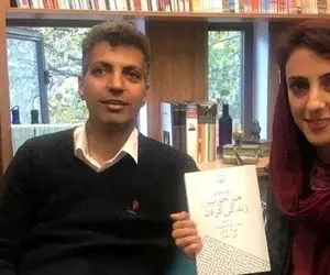 (عکس) الناز رکابی کنار عادل فردوسی‌پور