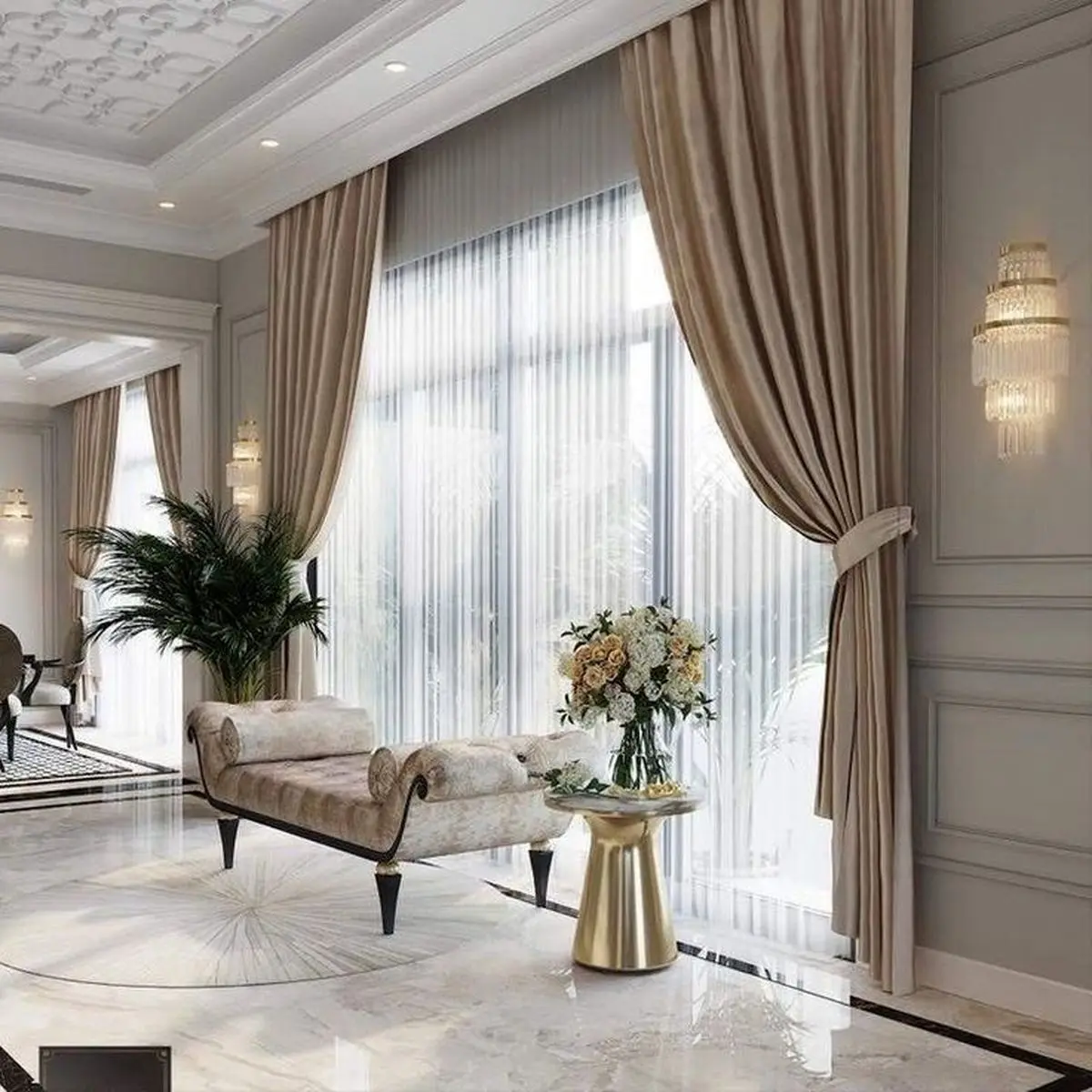 انتخاب پرده پذیرایی