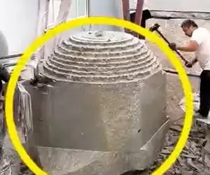 معماری خلاقانه؛ لعنتیا از تخته سنگ بیریخت گوی شیشه ای ساختن صاف و شفاف کفت میبره