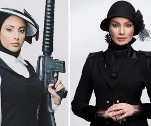 خانم های جذاب و مشکی پوش شب های مافیا +عکس