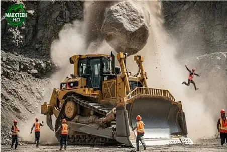 ابزارآلات غول پیکر؛ اپراتور بیل مکانیکی کرد کاری که نباید شد آنچه نباید