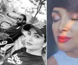 جذابیت "روناک یونسی" با میکاپ تیره و موی فر؛ خمار در حریم همسر!