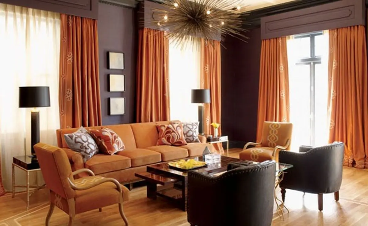 نحوه ست کردن مبلمان و پرده