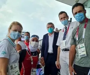 هدیه توماس باخ به نازنین ملایی