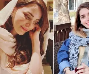 "بهنوش خانم طباطبایی" در تولد خواهر جانش تینوش؛ حجاب خواهرزاده چرا افتاد!؟