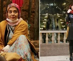 پس و پیشِ شیرین نون خ / ندا قاسمی بیرون سریال از گوزل های جذاب تلویزیون