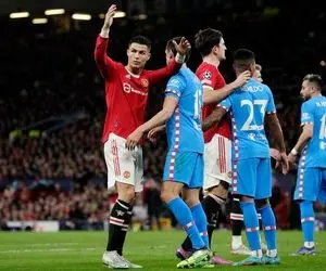 خلاصه بازی منچستریونایتد ۱ - ۰ اتلتیکومادرید؛ رونالدو مثل مسی شد!