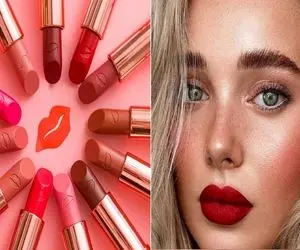 برجسته کردن لب با آرایش / فک کری مدل خارجیا پول ندارن ژل بزنن خیر دنیا نچرال پسنده