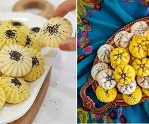 شیرینی نان برنجی خوراکی محبوب و سنتی عید نوروز/ دستور پخت راحت و سریع