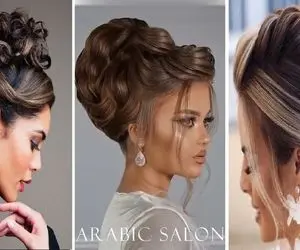 مدل شینیون مو عربی مد؛ مناسب عروسی های لاکچری و خانوم های پر افاده