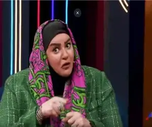 نعیمه نظام دوست میخواد بچه اشو دعوا کنه یچی میگه روده بر میشی/کامران تفتی مرد از خنده