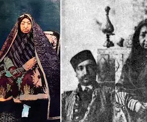 مهدعلیا مادر ناصرالدین شاه؛ ملکه‌ نه چندان زیبا که مردان هم از او حساب می‌بردن