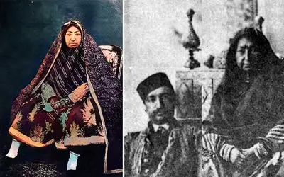 مهدعلیا مادر ناصرالدین شاه؛ ملکه‌ نه چندان زیبا که مردان هم از او حساب می‌بردن