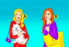 بازی فکری؛ اگه هوشت پر از پز و کلاس بگو کدوم از خانوما پولدار؟