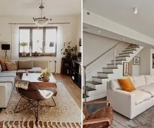 دکوراسیون همه چی تموم و جون دار خونه 36 متری دوبلکس / هنر میخواد چیدمان اینجوری خفن