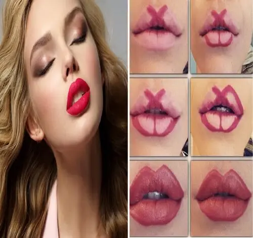 حجیم و بزرگ کردن لب با آرایش؛ گام به گام قلوه ای شدن لبات بدون سرنگ و ژل