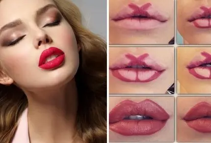 حجیم و بزرگ کردن لب با آرایش؛ گام به گام قلوه ای شدن لبات بدون سرنگ و ژل