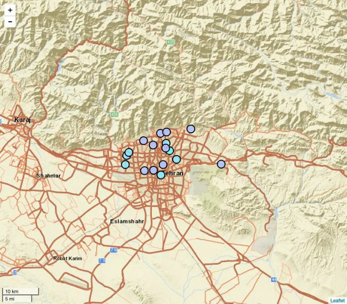 زمین لرزه ۷ خرداد در تهران؛ لحظاتی پیش زلزله تهران را لرزاند