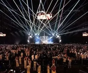 آواز شاد؛ آهنگ شینقیلی نانای تا عربستان رفت؛ رقص اعراب تو اختتامیه بازی با این آهنگ