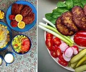 طرز تهیه کتلت گوشت و کته / ناهار امروز رو همینقدر خوشمزه و جذاب آماده کن