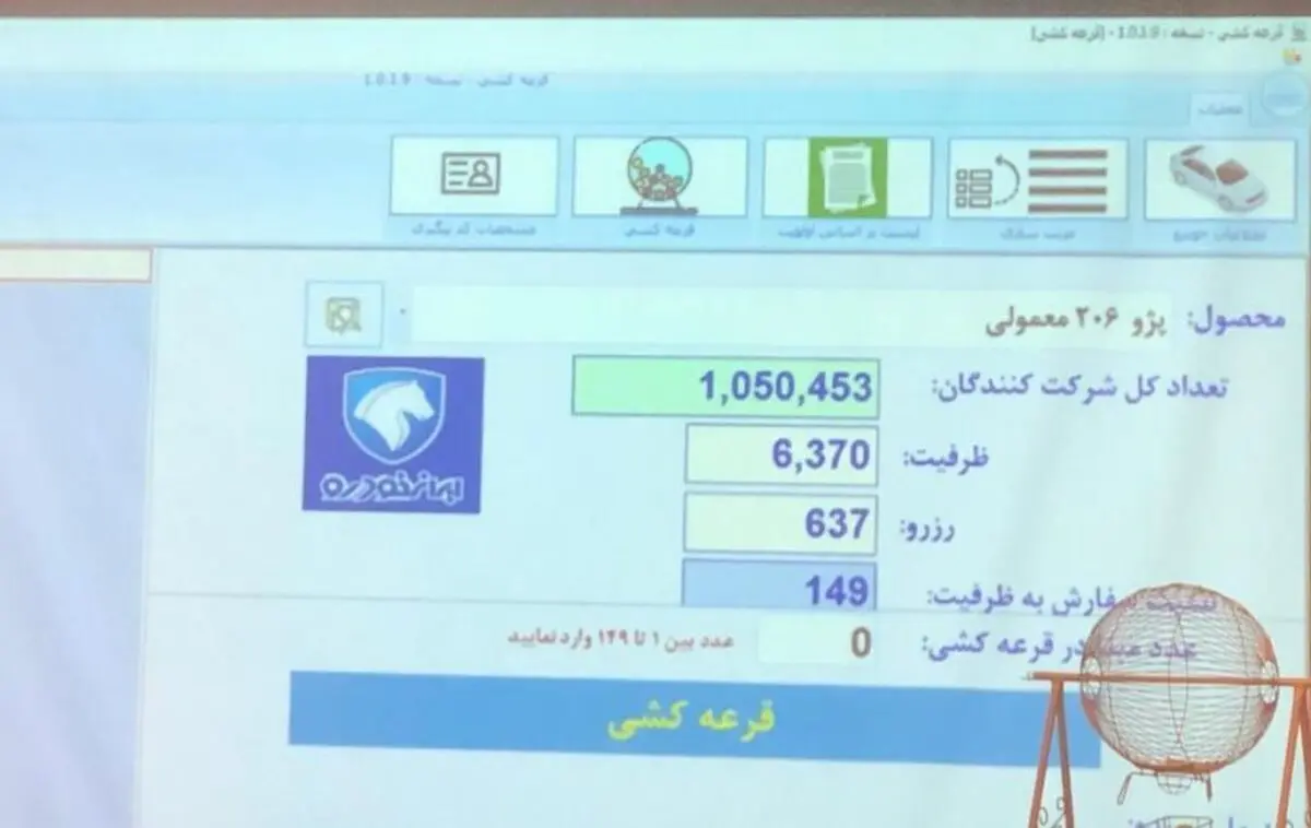 (جدول) اسامی برندگان قرعه کشی خودرو 206؛ شانس یک به ۱۴۹برای خرید پژو ۲۰۶