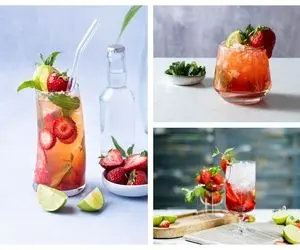 طرز تهیه موهیتو توت فرنگی یا به قول فرنگی ها رِد موهیتو؛ یه خوشگلِ خوش رنگ