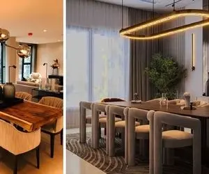 ایده دکوراسیون داینینگ روم مدرن و کلاسیک؛ سبک های فوق پیشرفته شده اتاق غذاخوری